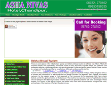Tablet Screenshot of hotelchandipur.com